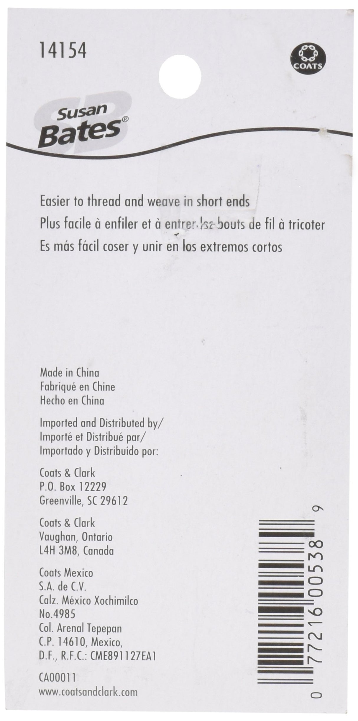 Susan Bates 14154 Finishing Value Pack Knitting Needle, Assorted Susan Bates