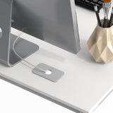 SHW Home Office 55-Inch Large L Shaped Corner Desk, 24" Deep, White SHW