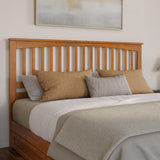 AFI, Everett King Platform Bed with Panel Footboard and Twin XL Trundle, Light Toffee AFI