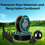 FLASHFORGE PLA Filament 1.75mm Black, 3D Printer Filament Bundle 2kg (4.4lbs) Cardboard Spool, Dimensional Accuracy +/- 0.02mm, 3D Printing Filament Easy to Use and Fits for Most FDM 3D Printers FLASHFORGE