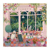 Galison Florette Puzzle, 500 Pieces, 20” x 20” – Floral Jigsaw Puzzle with a Beautiful Illustration by Victoria Ball – Thick Sturdy Pieces, Challenging Family Activity, Makes a Great Gift Galison