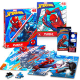 Marvel Spider-man Jigsaw Puzzle Bundle ~ Marvel Superhero Puzzle for Kids | Featuring Spiderman and Venom Jigsaw Puzzle with Spiderman Stickers and More (Spiderman Toys and Games). Marvel