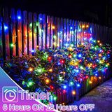 Christmas Lights 1000LED 66FT Waterproof Outdoor Christmas Lights Timer 8 Modes Twinkle Fairy Lights LED String Lights Indoor Christmas Tree Lights for Wedding Party Yard House Decor(Multicolour) JEAYYDSI