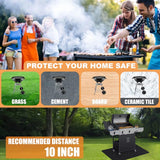 UBeesize Large 65 x 48 inches Under Grill Mat for Outdoor Grill,Double-Sided Fireproof Grill Pad,Indoor Fireplace/Fire Pit Mat,Oil-Proof Waterproof BBQ Protector for Decks and Patios UBeesize