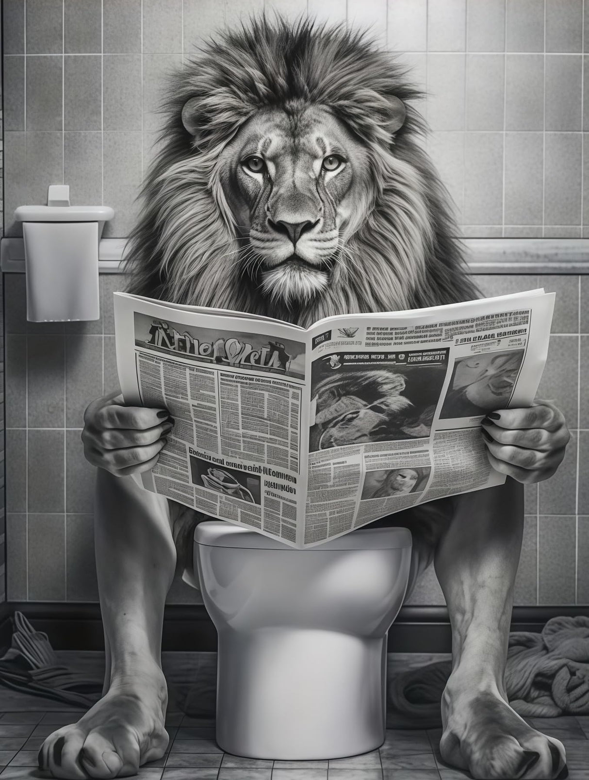 BYGFHLYW 5D Diamond Painting Kits for Adults, Lion Animal Diamond Art Kits for Adults Beginner, DIY Full Drill Diamond Dot Gem Painting for Home Wall Decor 12x16inch BYGFHLYW