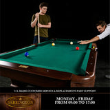 Barrington Billiards 7.5' Springdale Drop Pocket Table with Pool Ball and Cue Stick Set Barrington Billiards
