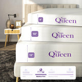 NapQueen Twin Mattress, 14 Inch Charcoal Memory Foam Mattress, Twin Bed Mattress in a Box, CertiPUR-US Certified, Medium Firm, Breathable Soft Fabric Cover NapQueen