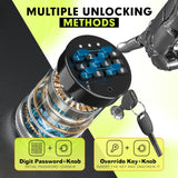 Greenvelly 14-16 Gun Safe for Rifles and Pistols, Rifle Safe with Keyboard Lock, Gun Cabinet for Rifles and Shotguns, Quick Access Fireproof Gun Safe with Pocket and Gun Rack for Home, Black Greenvelly