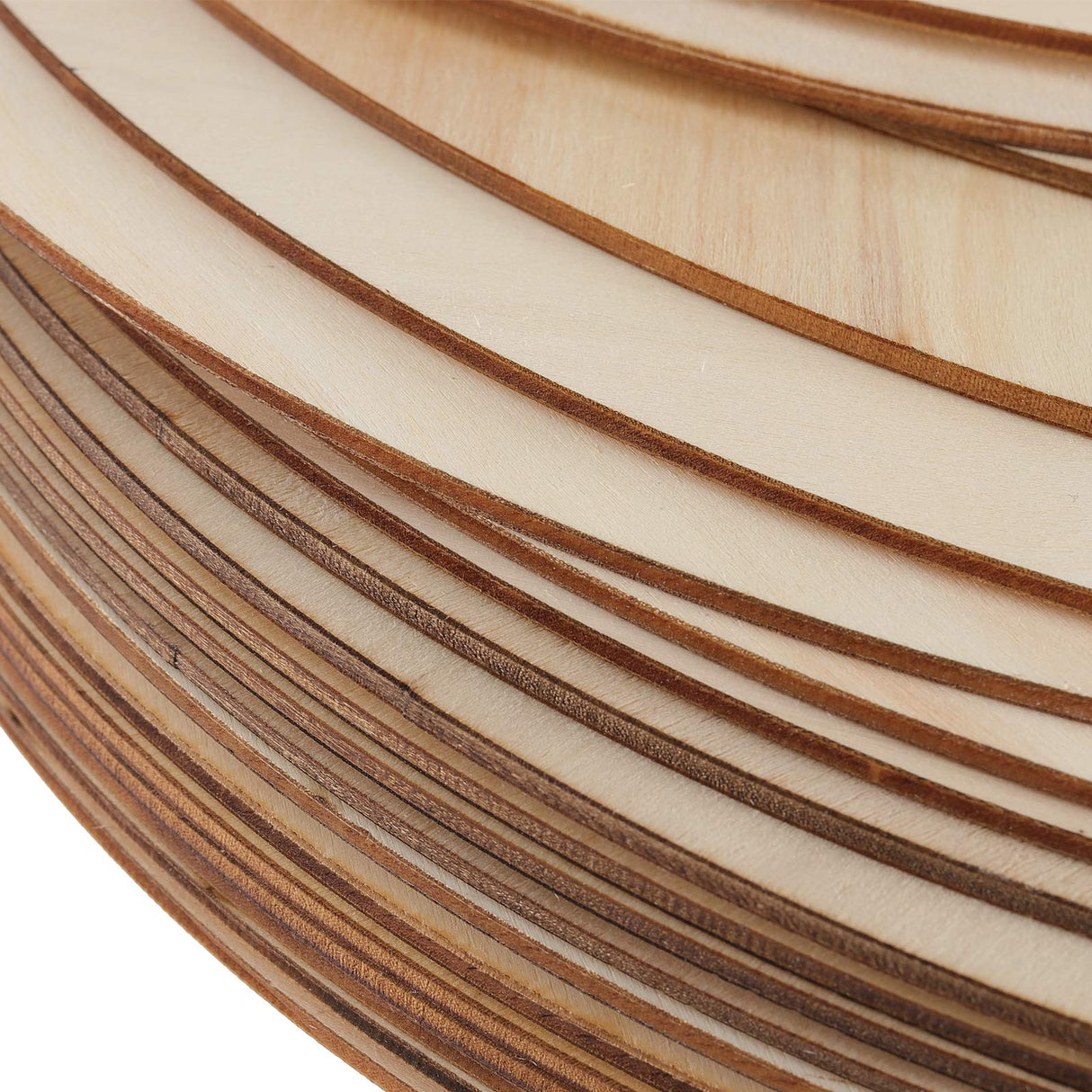 ZEONHAK 20 Pack 12 Inches Wood Circle for Craft, Natural Unfinished Wood Rounds, Round Wood Cutouts for Painting, DIY Craft, Decoration ZEONHAK