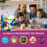 Smartivity Mega Science Kit 108 Mind-Blowing Chemistry Science Experiment Kit for Boys & Girls Age 6,8,10,12,14 Years Old Kids Safe & Non Toxic Chemistry Kit Stem Educational Toys Smartivity