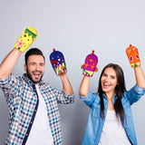 Gejoy 16 Pcs Hand Puppet Making Kit Kids Adult Scok Puppet Kit Art Craft Toys DIY with Pompoms Googly Eyes Storytelling Role Play Party Teaching Supplies DXQ