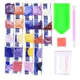 DIY 5D Diamond Art Painting Kit Cartoon Cross Stitch Diamond Art Painting Picture Kit Canvas Diamond Rhinestone Crystal Cross Stitch Embroidery Picture Adult Home Decor Wall Decor -pink castle HexinYigjly