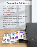 EaseFusion 245XL 246XL Combo Pack Replacement for Canon Ink 245 246 PG-245 XL PG-245XL Black Color Ink Cartridges for Canon Pixma MX490 MX492 MG2522 TR4520 TS3322 TS202 MG2500 TS3122 TR4500 Printer EaseFusion