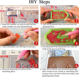 JAKI 4 Pack Cartoon Diamond Art Kits for Adults,Diamond Art Painting Kits for Adults,5D DIY Gem Art Kits for Home Wall Decor(12x12inch) JAKI