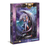 Clementoni - 39525 - Anne Stokes Puzzle - Dragon Mage - 1000 Pieces - Made in Italy - Jigsaw Puzzles for Adult Clementoni