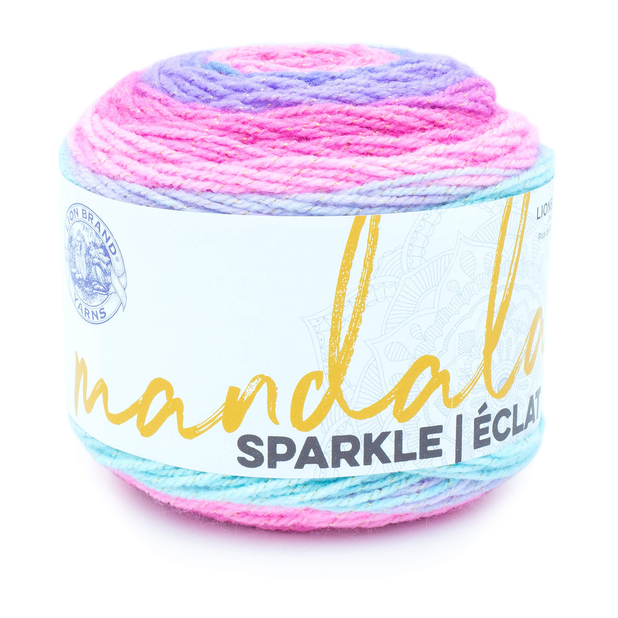 Lion Brand Yarn Mandala Sparkle yarn, Draco, 1 Count (Pack of 1) Lion Brand Yarn