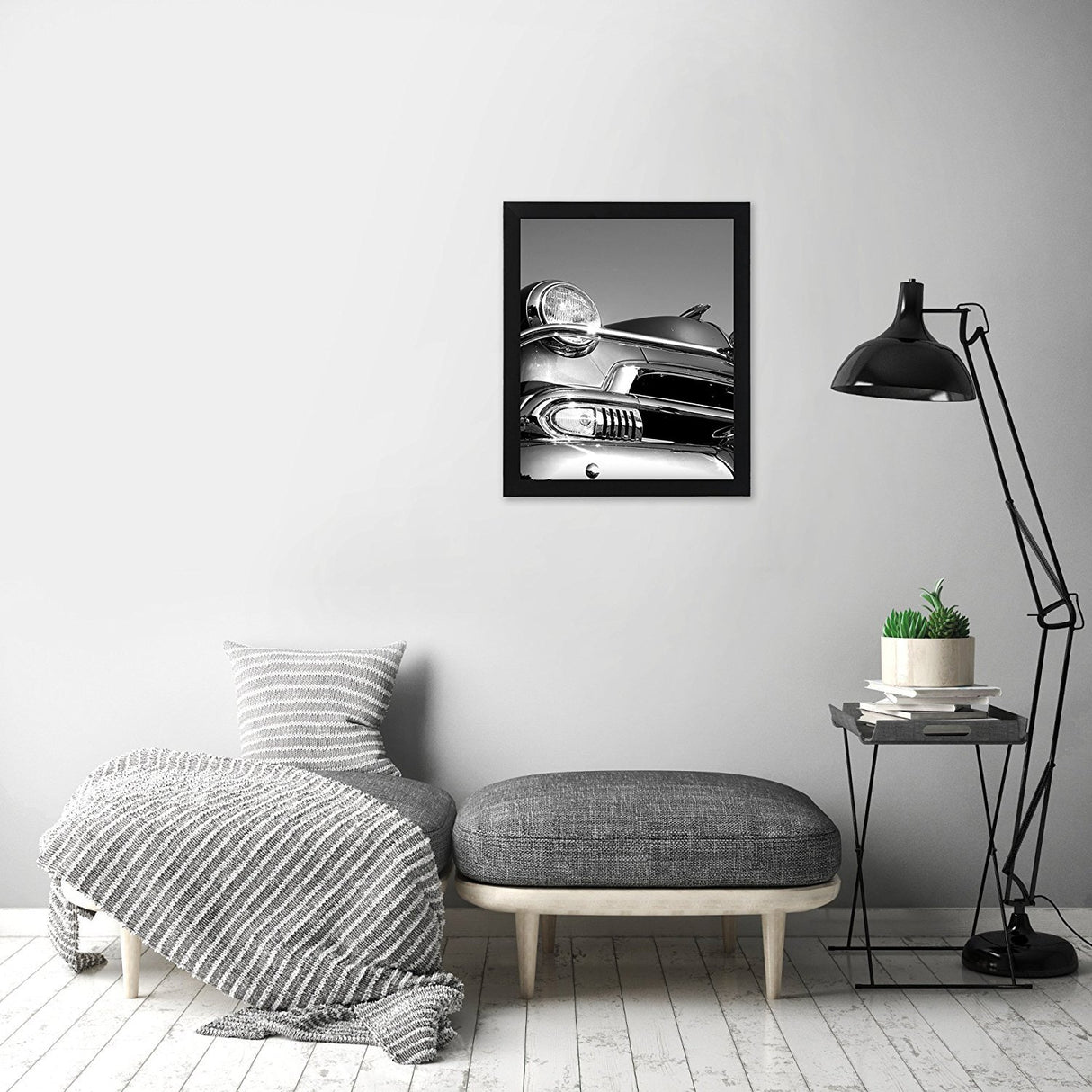 Americanflat 18x24 Poster Frame with Polished Plexiglass - Black Picture Frame - Wide Photo Frames Made of Engineered Wood for Vertical or Horizontal Wall Display - Epic Collection - Black Americanflat