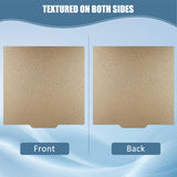 CCTREE Double Sided Textured PEI Sheet for QIDI X-PLUS3, PEI Spring Steel Build Plate Flexible Print Bed Removable Surface Platform for QIDI X-PLUS3, Crealty Ender 7 3D Printers, 280 * 280mm CCTREE