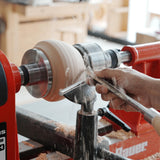 BMWOOD Woodturning Live Tailstock Chuck Adapter to 1" x 8TPI Thread with #2 Morse Taper Mount BMWOOD