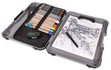 ArtBin 6838AG Sketch Board, Portable Drawing Surface with Internal Art & Craft Storage, Grey ArtBin