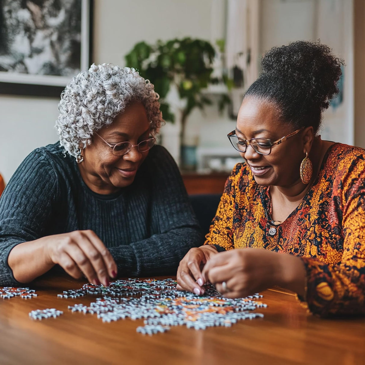 African American Expressions - Praise Dancer with Umbrella Puzzle – 500-Piece African American Jigsaw Puzzle for Adults | Inspirational Black Women Puzzle African American Expressions