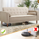 AORYVIC Furniture Leg Sofa Legs Replacement Wood 8 inch Mid Century Dresser Legs with 5/16 inch Bolt Set of 4 AORYVIC