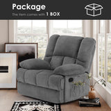 STARY Oversized Rocking Rocker Recliner Chair for Living Room Adults STARY
