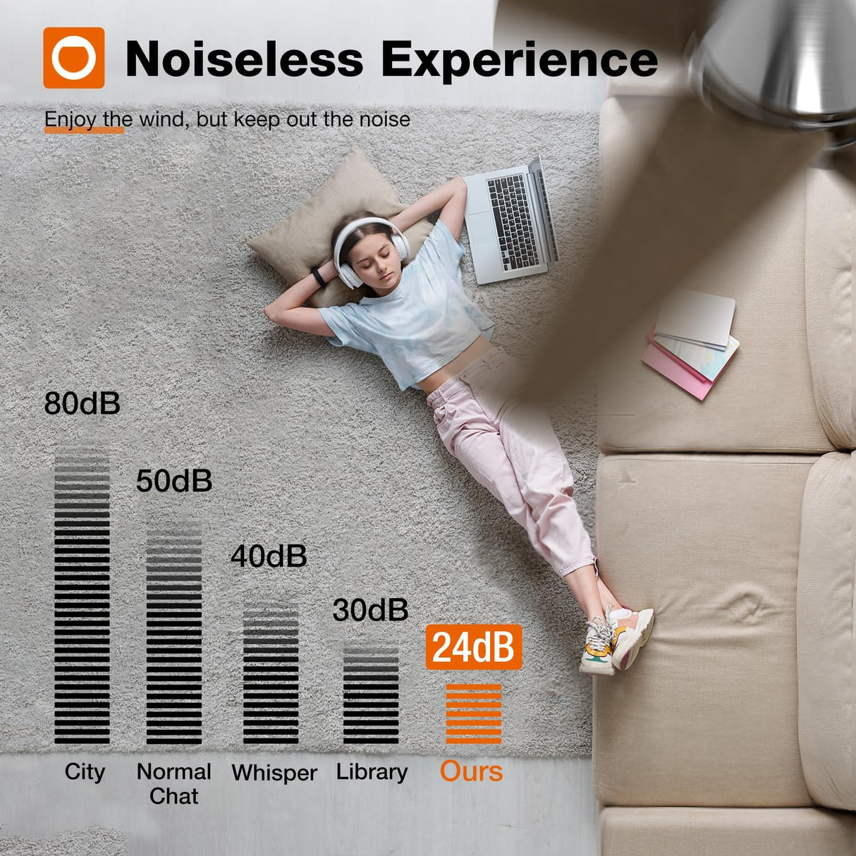 addlon Ceiling Fans with Lights, 32 inch Low Profile Ceiling Fan with Light and Remote Control, Flush Mount, Reversible, 3CCT, Dimmable, Quiet, Nickel Small Ceiling Fan for Bedroom Indoor/Outdoor Use addlon