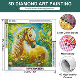 Zythron Horse Diamond Painting Kits for Adults 5D DIY Diamond Art Kits for Beginners,Animal Gem Art Kits for Adult Round DIY Crafts Kits Gift Home Wall Decor Gifts 14x14 inch Zythron