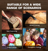 BLIET Wood Carving Set,Wood Carving Kit,Wood Carving Tools with 8 Wood Chisels with Storage Bag,Sharp Tungsten Steel Blades,Wood Chisel Sets for Professionals and Beginners Beartvanvliet