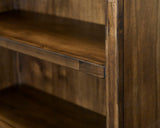 Martin Furniture Traditional Wood Open, Office Shelving, Storage Cabinet, Fully Assembled, Brown Bookcase Martin Furniture