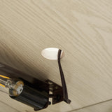 Wekuku Elegant White Lighted Corner Curio Cabinet Glass Display Case for Living Room, Bar Storage, Antique Collections Wine with Built in Lighting Wekuku