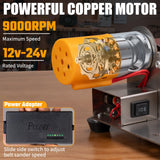 Junchamp Mini Belt Sander - 15 Degree Knife Sharpener Electric Bench Grinder Sanding Machine, 7 Adjustable Speed Buffer Polisher for Metal Wood DIY Handcraft, Tool & Knife Sharpening Junchamp