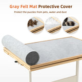 Becko US 2-in-1 Tilting & Rotating Jigsaw Puzzle Table with 4 Colored Drawers & Cover & Flip Top Design, Puzzle Board with Tilt Angle & Height Adjustments, Easy to Move, for 1500 Piece Jigsaw Puzzles Becko US