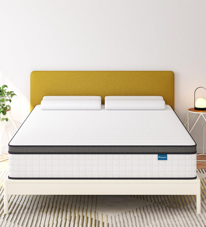 elitespace Queen Mattresses,10 Inch Queen Mattress in a Box,Memory Foam Hybrid Queen Size Mattress,Breathable Comfort Soft Mattress Pressure Relief.