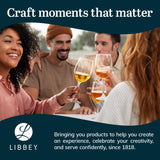 Libbey Small Glass Prep Bowl 8 Count (Pack of 1), Glass Containers with Lids Keep Leftovers Fresh, Durable Dishwasher Safe Glass Meal Prep Bowls, Glass Bowls Set for Meal Prepping, Snacks Libbey