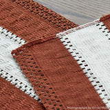 Artoid Mode Caramel Farmhouse Rustic Table Runner, Seasonal Hollow Kitchen Dining Table Decoration for Home Party Decor 12x72 Inch Artoid Mode