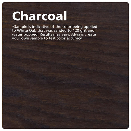 Rubio Monocoat Wood Stain & Finish Sample - Charcoal | Oil Plus Part A | Quick-Dry, Eco-Friendly Linseed Wood Oil for Indoor Use | Ideal for Sampling Oil Plus 2C & Touch Ups | 20 mL Rubio Monocoat