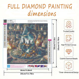 BYGFHLYW 5D Diamond Painting Kits for Adults, Magic Hat Diamond Art Kits for Adults Beginner, DIY Full Drill Diamond Dot Gem Painting for Home Wall Decor 11.8x11.8 inch BYGFHLYW