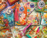 Buffalo Games - Silver Select - Aimee Stewart - The Junk Journaler's Desk - 1000 Piece Jigsaw Puzzle for Adults - Challenging Puzzle Perfect for Game Nights - Finished Size is 26.75 x 19.75 Buffalo Games