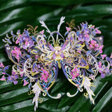 MU 3D Metal Puzzles for Adult Flower and Butterfly B-Nige, Insects Animals Floral Puzzles Metal Model Kits Building,Birthday Gift Brain Teaser DIY Sets Home Decor MU