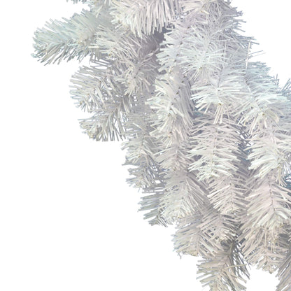 Vickerman 48" Crystal White Spruce Artificial Christmas Wreath, Unlit - Faux Spruce Christmas Wreath - Seasonal Indoor Home Decor