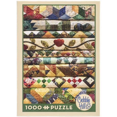 Cobble Hill 1000 Piece Puzzle - Grandma's Quilts - Sample Poster Included Cobble Hill Puzzle Company Ltd.