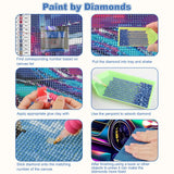 CEOVR Sports Car Diamond Art Kits for Adults, Car 5D DIY Full Drill Diamond Painting Dots Gem Art, Adult Crafts Kits Arts and Crafts, Wall Decor for Home Office 12x16inch CEOVR