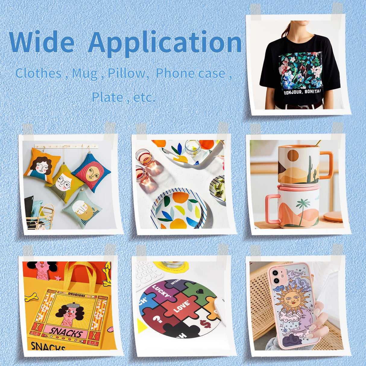 HTVRONT Sublimation Paper 11x17 Inch - 120 Sheets Easy to Transfer Sublimation Paper for T-shirts, Tumblers, Mugs (A3) HTVRONT