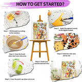 JYLMOOD Paint by Number for Adult Kits, DIY Cartoon Acrylic Oil Painting Kits for Adults Kids Beginners for Home Wall Decor Gifts 16x20 Inch (No Frame) JYLMOOD