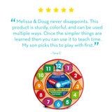 Melissa & Doug Shape Sorting Clock - Wooden Educational Toy Melissa & Doug