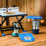 Rockler Convertible Benchtop Router Table – Convertible Routers for Woodworking Fits Most Routers – Unique Base Design Router Table – Benchtop Wood ROCKLER