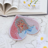 6 Pcs Diamond Art Bookmarks, Leather Heart Cute Bookmark,DIY Diamond Painting Bookmarks Gifts for Women and Girls, Diamond Art Kits for Adults Crafts(Singers) stnckic