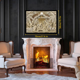 Holy Nativity Christian Puzzles for Adults 1000 Pieces, 3D Jesus Religious Bible Jigsaw Puzzles Faith Cross, Christmas Winter Holiday Puzzle BBOLDIN